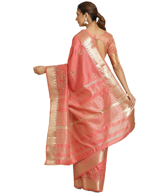 Vasthrlay Kasavu White Saree