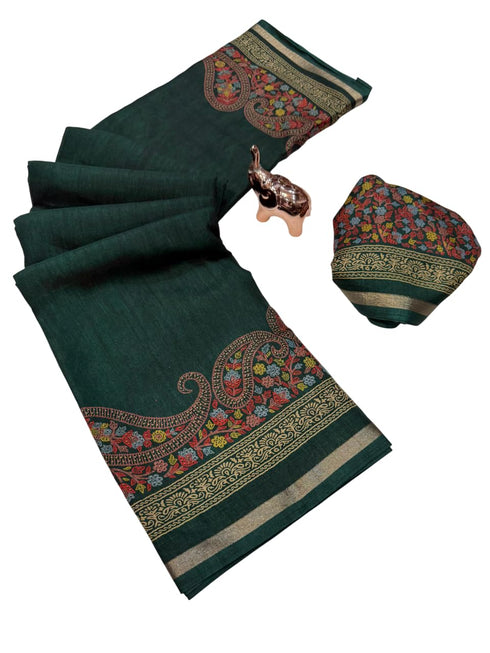 Vasthrlay Kalamkari Printed Saree