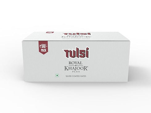 Tulsi Royal Khajoor Plus Silver Coated Dates
