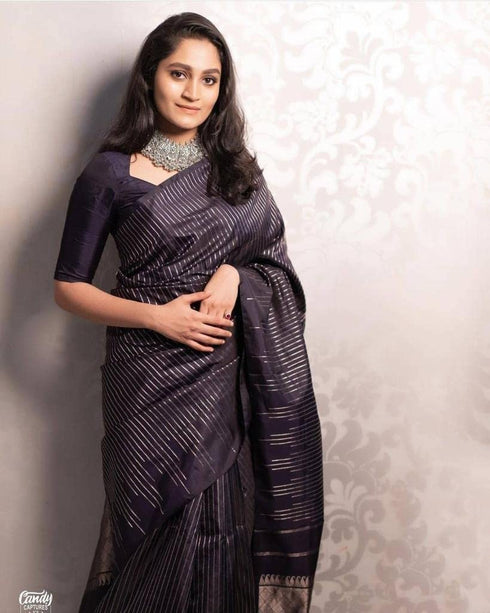 Vasthrlay Banarasi Traditional Unstitched Saree
