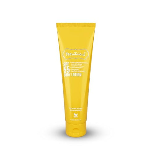 Teenilicious Sunscreen SPF 55 Lotion| Minimum Sunscreen SPF 50 PA+++| Broad|Spectrum Protection from UVA & UVB