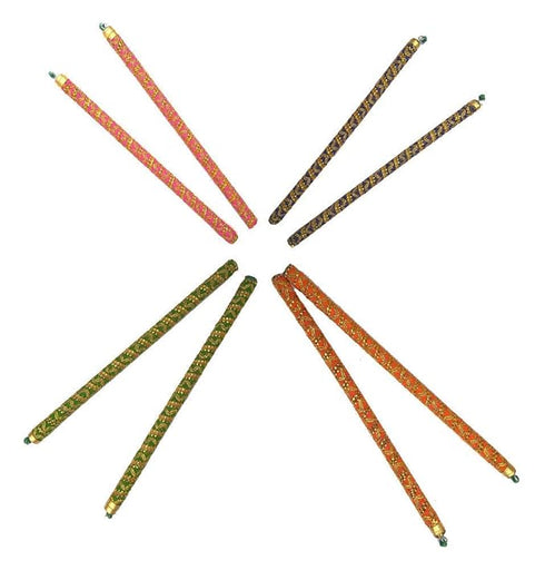 Avanti Creation Traditional Wooden Rajwadi Pairs Dandiya Sticks