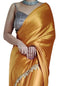 Vasthrlay Minute Pleated Yellow Ethnic Wear