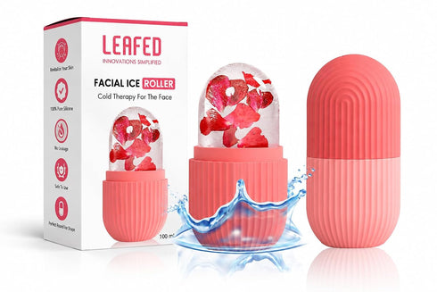 Leafed Ice Roller for Face Facial Ice Roller for Glowing Skin