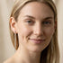Via Mazzini No-Tarnish No-Rusting Bar Front Back Chain Earrings