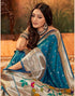 Vasthrlay Paithani Jacquard Light Blue Saree With Unstitched Blouse Piece