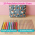 Crochet Starter Kit 58 Pieces with Storage Case Hooks Yarn Bundle Knitting Tools DIY