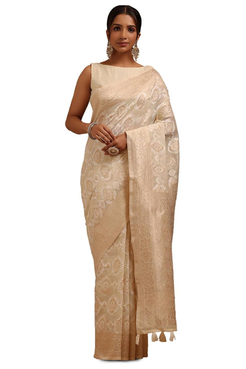 Vasthrlay Cream Linen Design