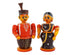 Anuradha Wooden Bride and Groom Showpiece Dolls