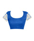 Vasthrlay Royal Blue San Pari Saree