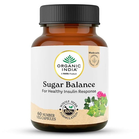 Organic India Sugar Balance Veg Capsules