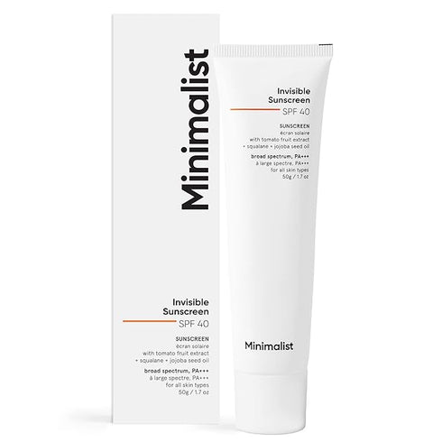 Minimalist Invisible Sunscreen for Oily Skin | SPF 40 PA+++