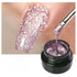 Bolt Bee Glitter Gel Polish Rose Gold Reflective Holographic Gel Nail Polish