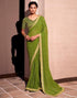 Vasthrlay Bandhani Georgette Unstitched Black Saree