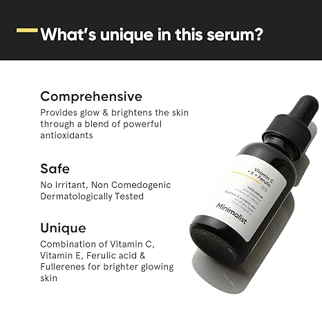 Minimalist Vitamin C + E + Ferulic 16% Face Serum
