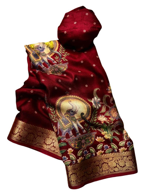 Vasthrlay Cotton Printed Designer Unstitched