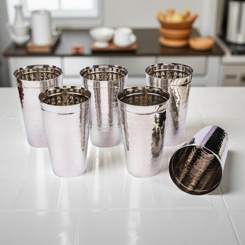 Stainless Steel Lassi Glass Set