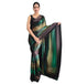 Vasthrlay Womens Georgette Multicolour Saree With Unstitched Blouse Piece
