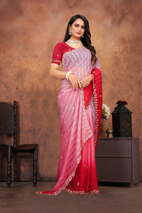Vasthrlay Designer Embroidered Elegant Cutwork