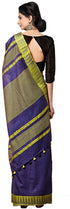 Vasthrlay Handloom Bhagalpuri Blouse Dark Blue