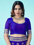 Vasthrlay Banarasi Jacquard Unstitched 3409s112n Turmeric