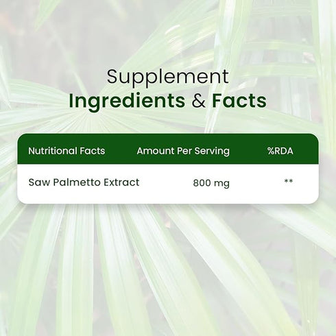 Himalayan Organics Saw Palmetto Tablets