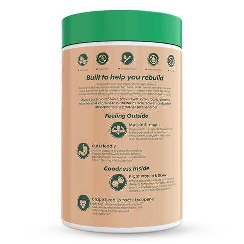 Plix Sport Strength Plant Protein PowderRaw Chocolate 500g