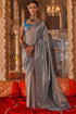 Vasthrlay Kanjivaram Unstitched Jacquard Stylish Saree