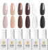 BOLT BEE Gel Finish Nail Polish Kit Set of 6 Colors