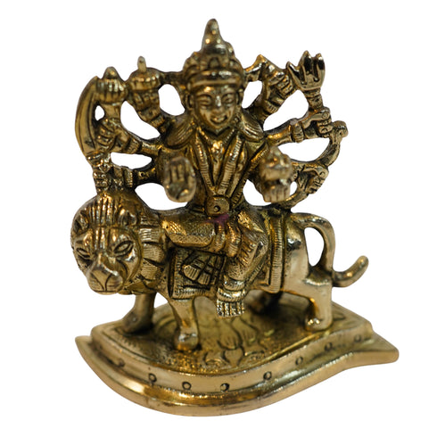 Brass Durga Idol for Home Temple Décor 408g