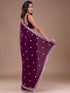 Vasthrlay Embroidery Siroski Unstitch Black Ethnic Wear