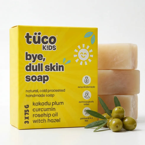 Tuco Bye Dull Skin Kids Soap with Turmeric