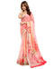Vasthrlay Readymade Traditional Pink Saree With Unstitched Blouse Piece