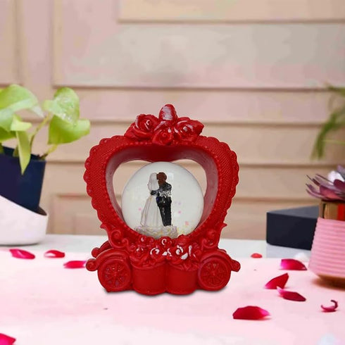 CraftVatika Resin Romantic Love Couple on Ship Valentine Gift