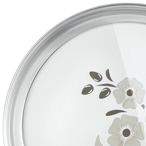 Stainless Steel Plate Set of 6 (12 Inches)