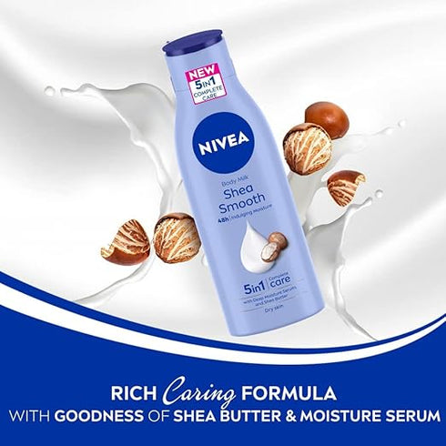 Nivea Smooth Milk Body Lotion For Dry Skin