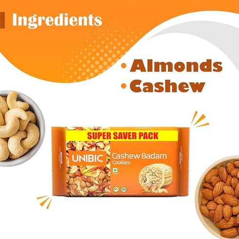 UNIBIC FOODS Cashew Badam Cookies