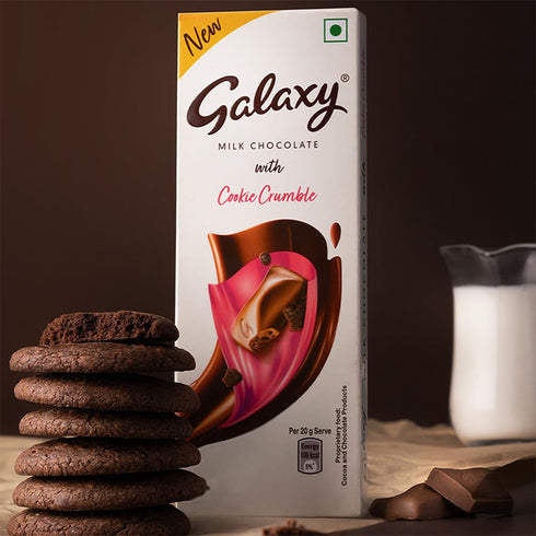Galaxy Cookie Crumble Chocolate Bar