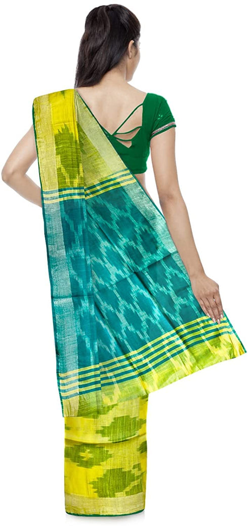 Vasthrlay Handloom Cotton Attached Multicolore