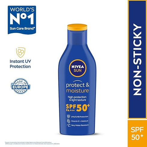 NIVEA SUN Protect and Moisture SPF 50 Advanced Sunscreen