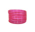 Colorful Jelly Bangles – Transparent Candy Color Set of 8 - 2.6