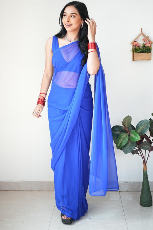 VasthrlayGeorgette Minute Unstitched Ethnic Wear