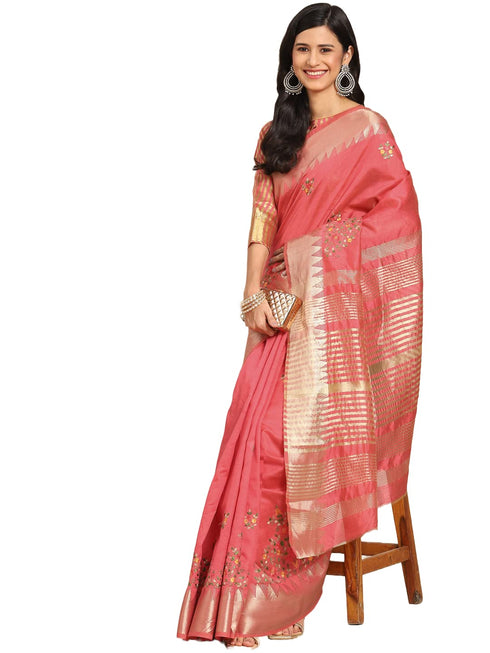 Vasthrlay Kasavu White Saree