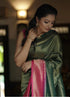 Vasthrlay Green Kanjivaram Saree