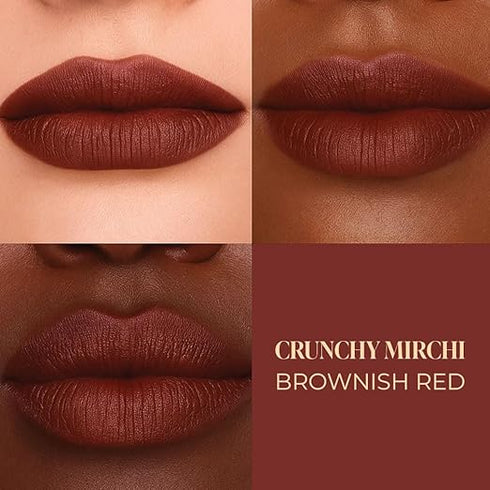 LoveChild Masaba The Batua Satin Lipstick - Crunchy Mirchi