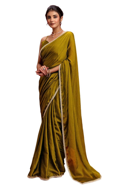 Vasthrlay Shimmer Georgette Dusty Saree