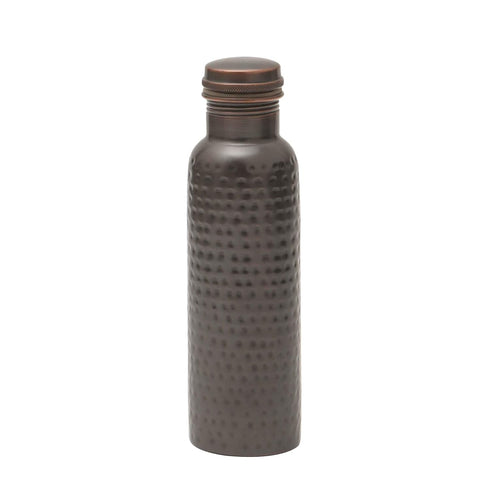 ANTIQUE COPPER HAMMERED BOTTLE 1LITRE