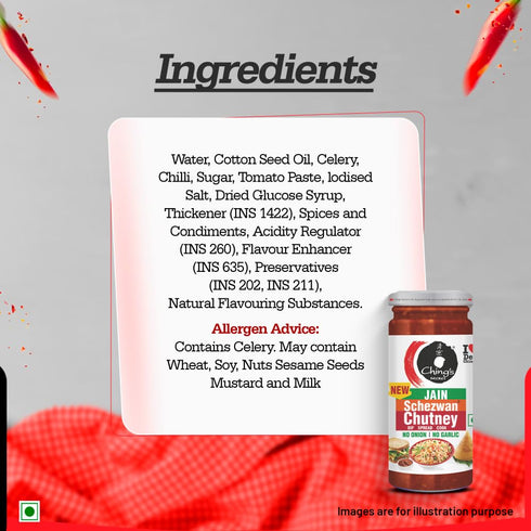 Ching's Secret Jain Schezwan Chutney
