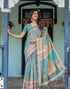 Vasthrlay Printed Handloom Contrast Unstitched