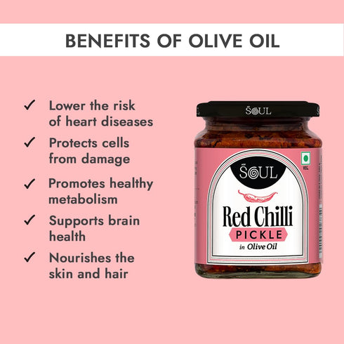 ADF Soul Red Chilli Pickle in Olive Oil